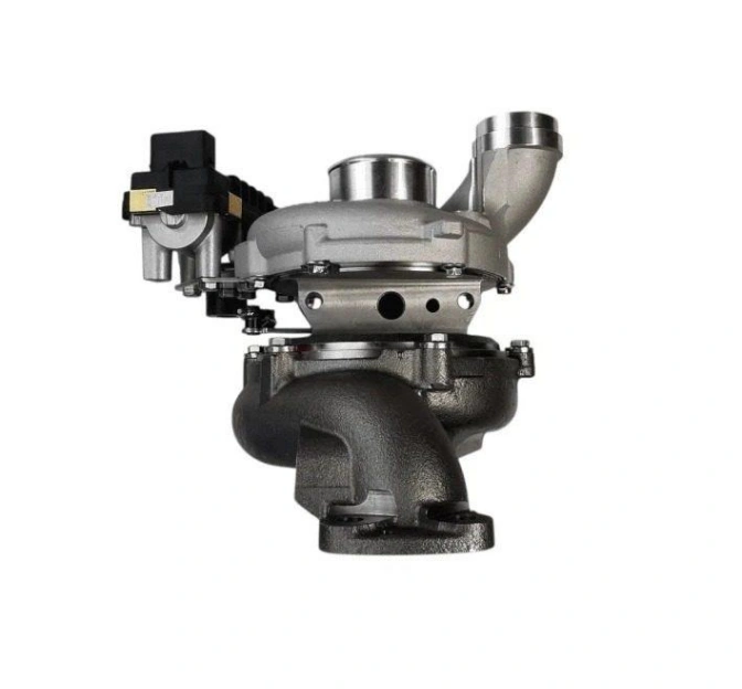 BorgWarner Engine Turbocharger Assembly with Electronic Actuator