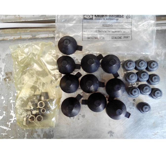 Knorr-Bremse Air Disc Brake Caliper Repair Kit & Rubber Boots