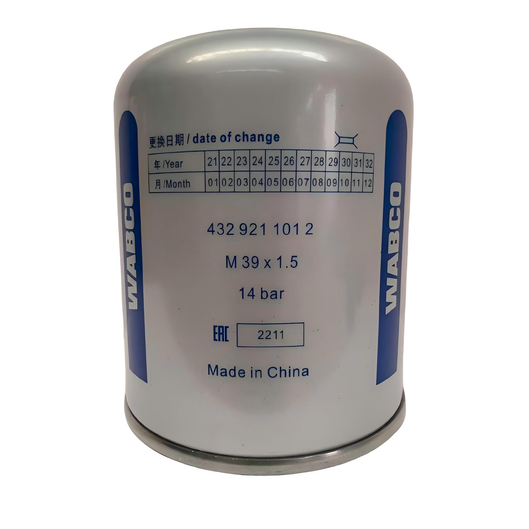 WABCO Commercial Vehicle Air Dryer Cartridge 4329211012, OE Wholesale